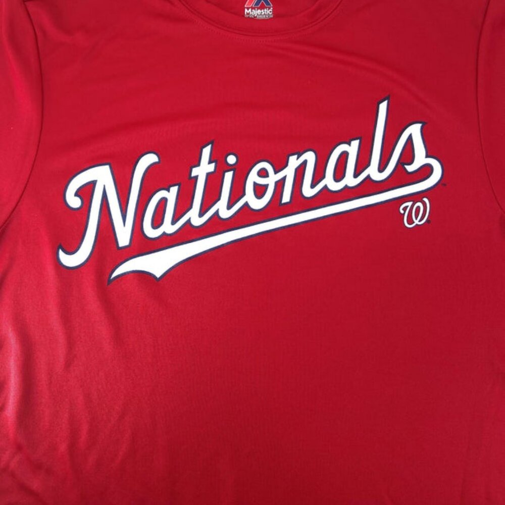 Washington Nationals 2018 MLB Youth Lg. Cool Base NOS T-Shirt